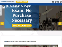 Tablet Screenshot of drdurante.com
